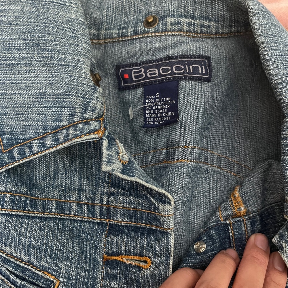 Baccini Denim Jacket - image 2